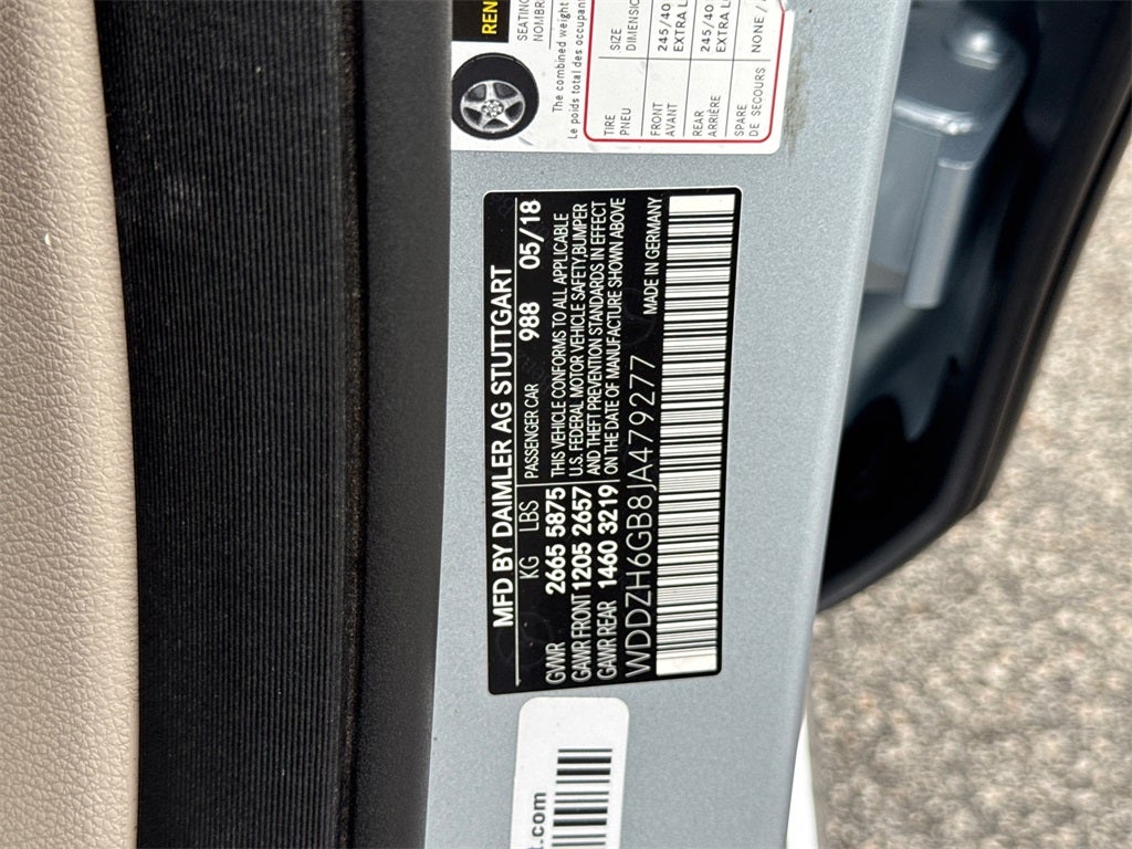 2018 Mercedes-Benz E-Class E 400