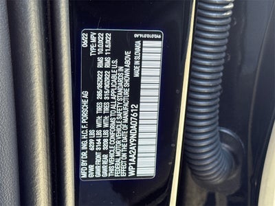 2022 Porsche Cayenne Platinum Edition