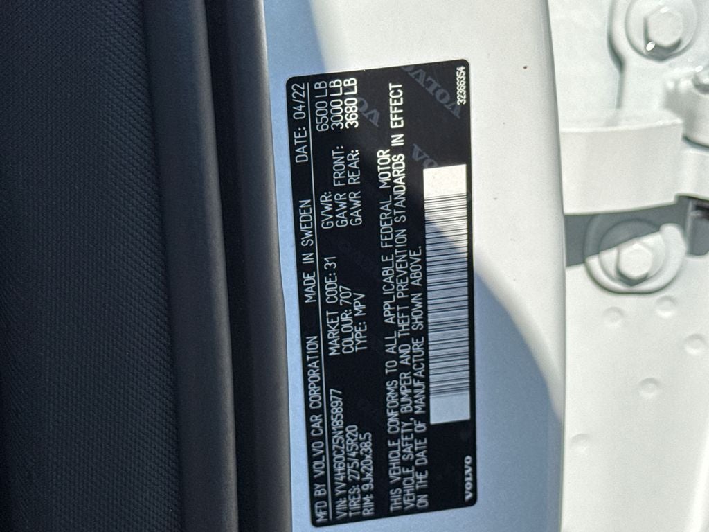 2022 Volvo XC90 Recharge Plug-In Hybrid Base