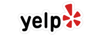Logo of yelp review is displayed.